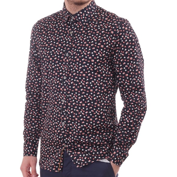 Ted Baker London Other - Ted Baker Men’s Exotiq LS Floral Print Shirt